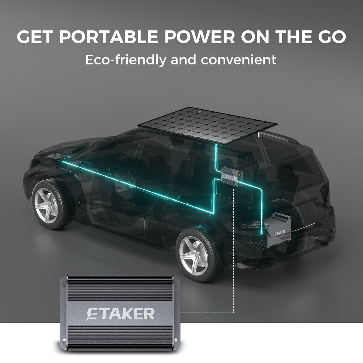 Fast Charger Fleet 1000 Compatible with M2000 Portable Power Station